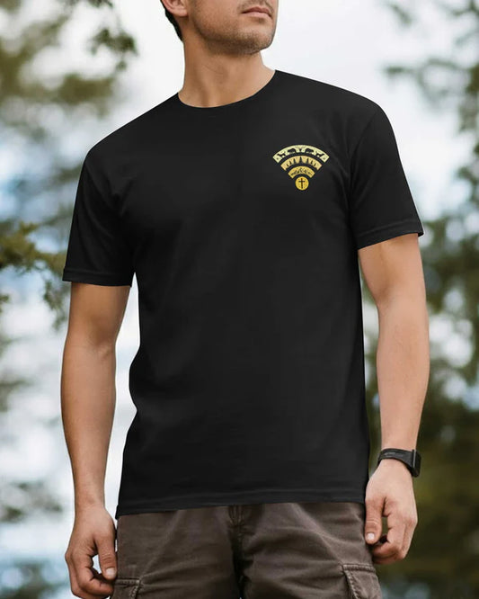 BlueJose The Wild Is Where I Reconnect With God Personalized Hiking 3D Shirt - Black