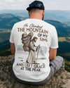BlueJose He Climbed The Mountain Personalized Hiking 3D Shirt