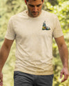 BlueJose My Soul Meets God Personalized Hiking Shirt - Sand