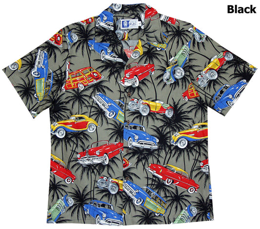 Bluejose Antique Automobiles Men's Hawaiian Shirt