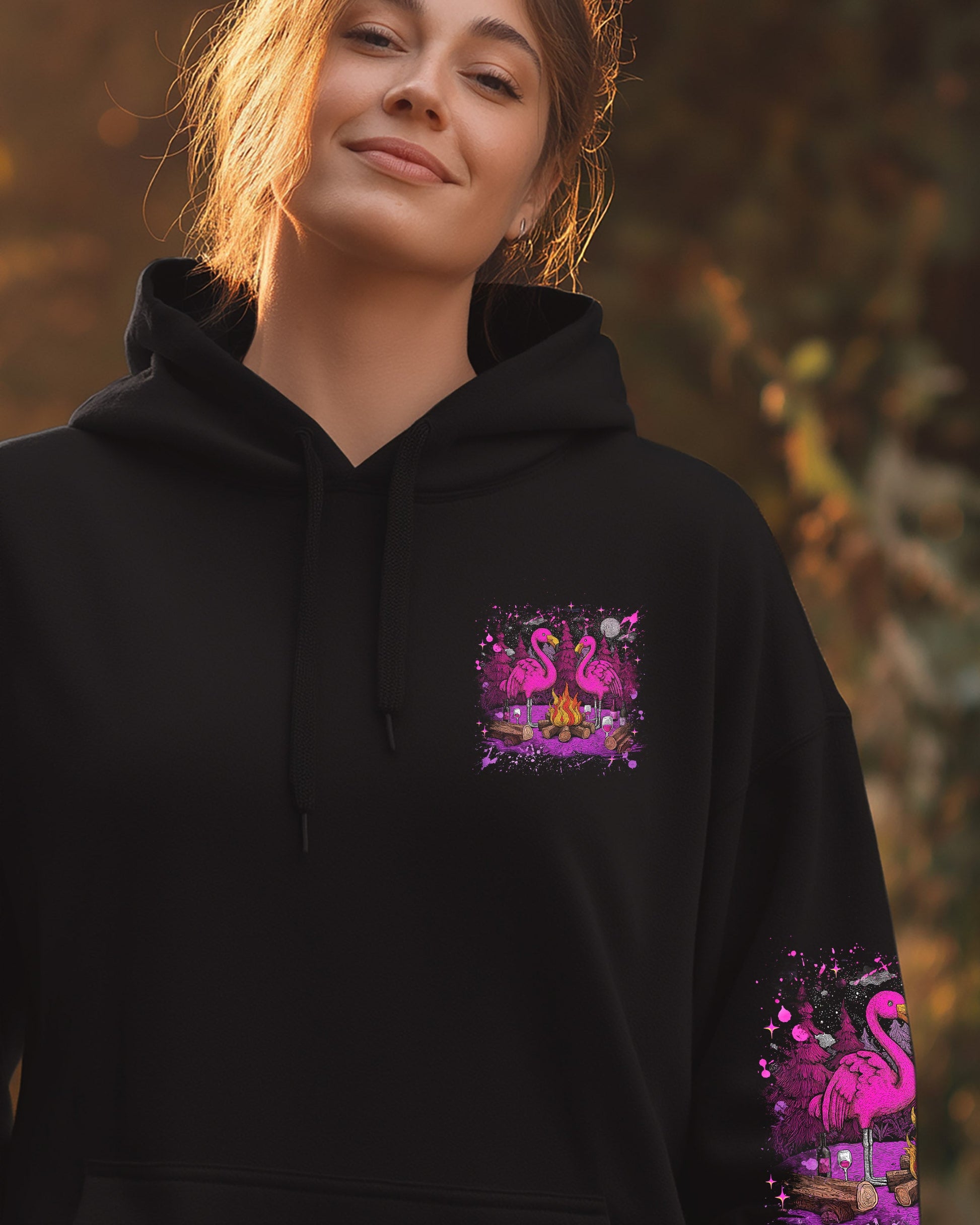 WE GO CAMPING FLAMINGO ALL OVER PRINT - TLNZ2708253