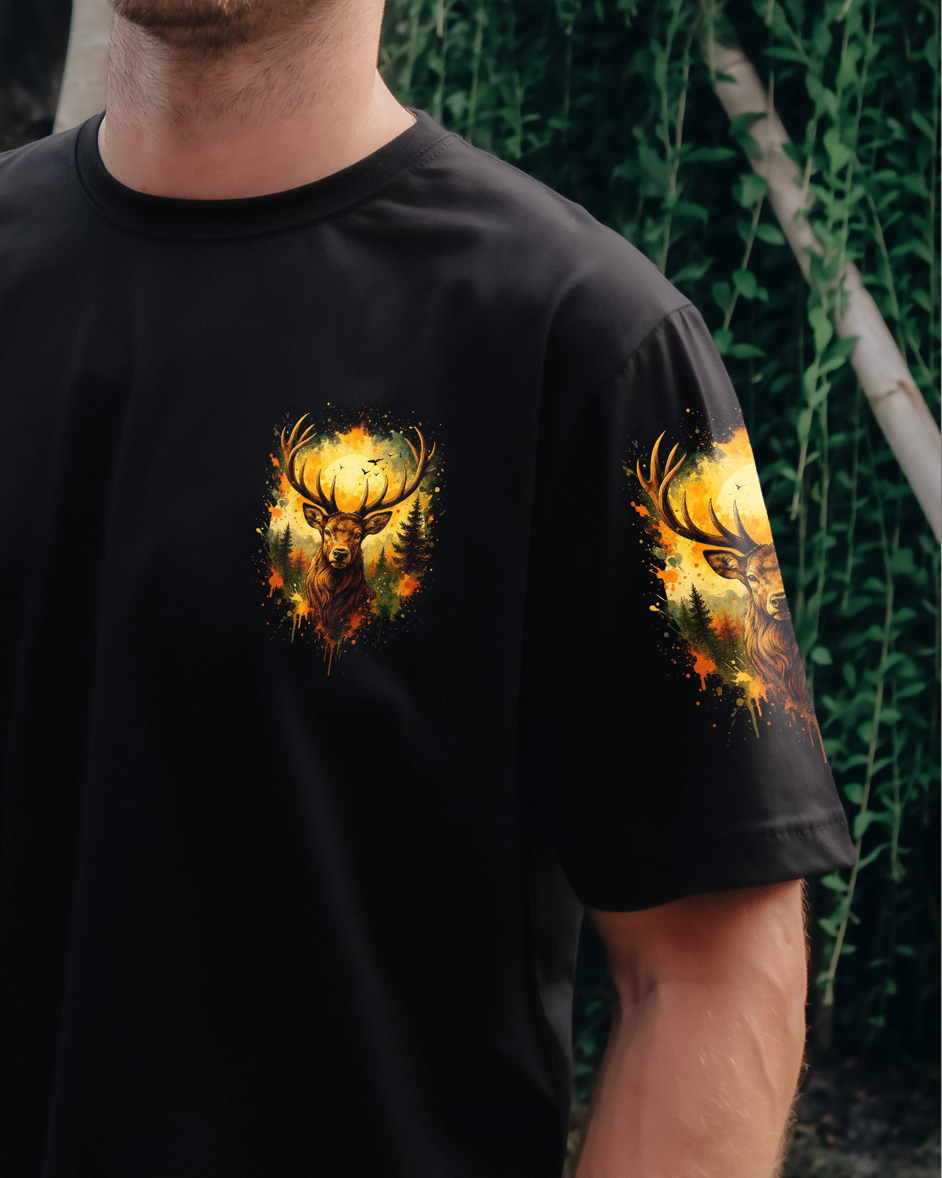 THE CLOSER I GET TO NATURE DEER ALL OVER PRINT - TLNZ2908253