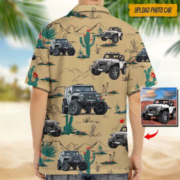 Custom Photo Car Photo Hawaiian Shirt, Summer Gift for Car Lover, Hawaiian shirt for Men, Women (2)