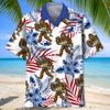 BlueJose Let's Go Fishing Bigfoot Hawaiian Shirt