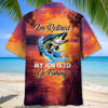 BlueJose I'm Retired My Job Is To Go Fishing Hawaiian Shirt