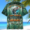 BlueJose I Like Fishing And Believe In Jesus Hawaiian Shirt
