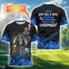 BlueJose I Make Golf Ball And Beer Skull Golf Polo Shirt, Customized Name & Team Name 3D Shirts (4 Colors)