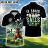 BlueJose Funny Golf Polo Shirt, Custom Name & Team Name 3D Shirts