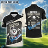 BlueJose I Was One Under Today Funny Golf Polo Shirt, Custom Name Golf 3D Shirts