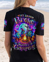 MY BROOM BROKE SO NOW HALLOWEEN CAMPING ALL OVER PRINT - YHLT0708241