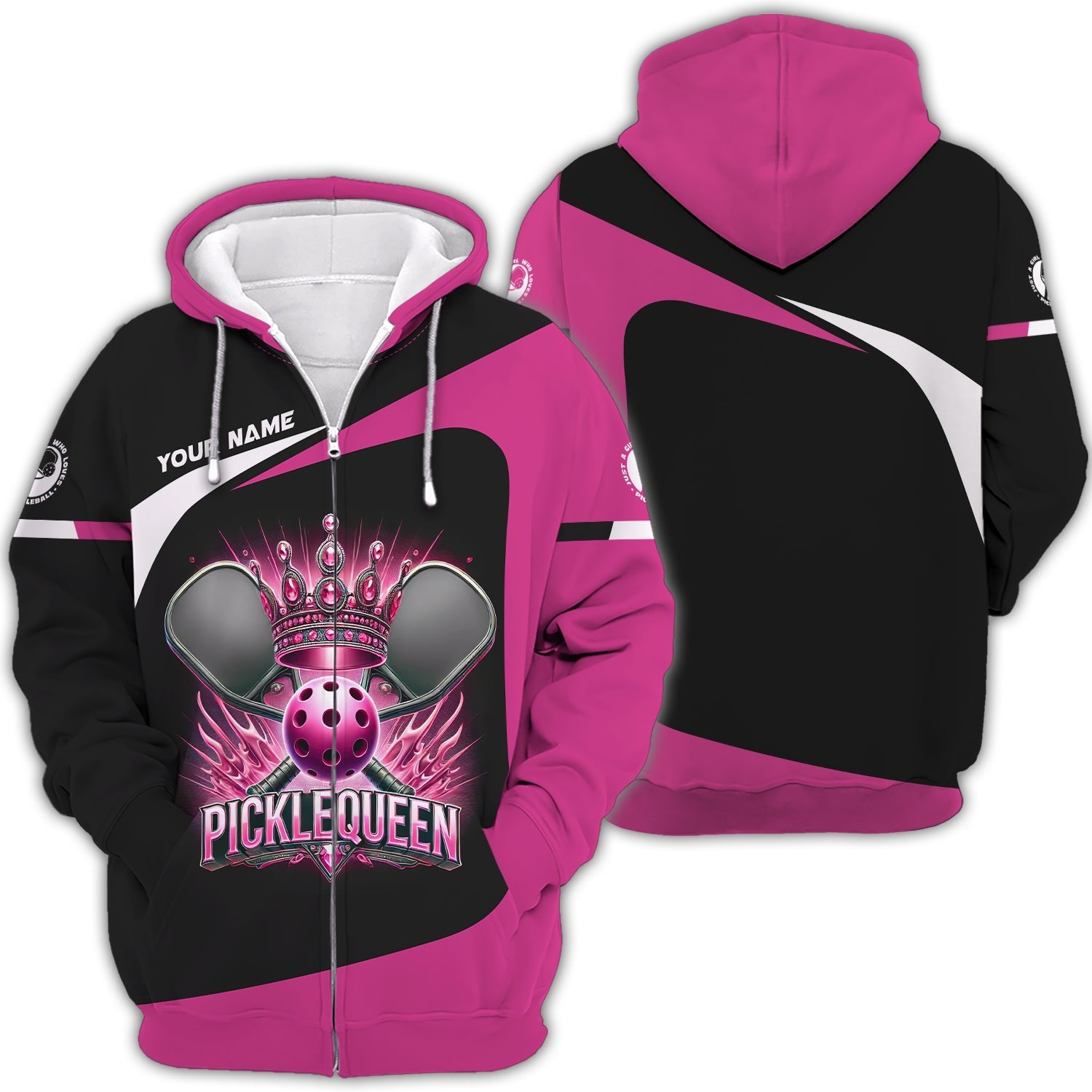 Just a Girl Who Loves Pickleball - PickleQueen Custom T Shirts, Pickleball Shirts for Women, Pickleball Gift Ideas