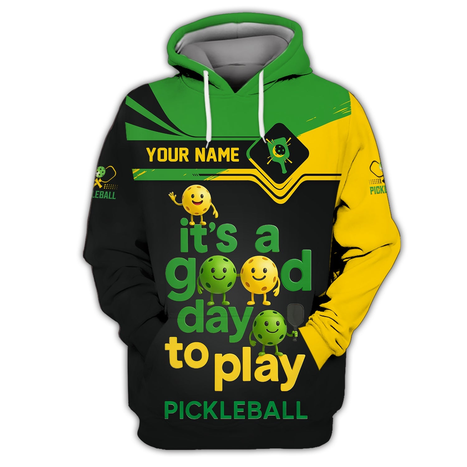 It’s a Good Day to Play Custom Polos, Funny Pickleball Gift for Men, Pickleball Custom Shirts