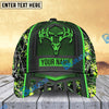 BlueJose Skull Deer Hunting Multicolor Pattern Personalized Cap