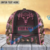BlueJose Skull Deer Hunting Multicolor Pattern Personalized Cap