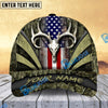 BlueJose Unique Skull Deer Hunting Classic Cap Multicolor Pattern Personalized Cap