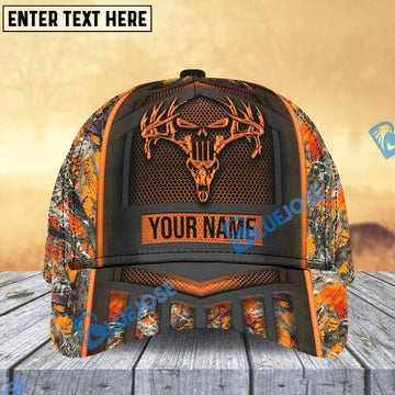BlueJose Skull Deer Hunting Multicolor Pattern Personalized Cap