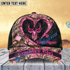 BlueJose Country Girl Deer Heart Hunting Multicolor Pattern Personalized Cap