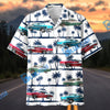 Bluejose Personalized Car 1950s Classic Car Palm Tree Hawaiian Shirt