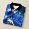 BlueJose Bowling And Pins Storm Shark Design Customized Name, Team Name 3D Shirt (4 Colors)