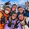 BlueJose Funny Face Ski Mask Balaclava (5 faces)