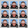 BlueJose Winter Funny Ski Mask Balaclava Face Mask (10 faces)