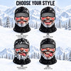 BlueJose Funny Frosty Beard Mustache Balaclava Face Mask