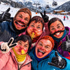 BlueJose Hilarious Winter Face Covering Balaclava Face Mask (5 Faces)