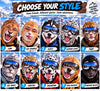 BlueJose Funny Animal Face Balaclava Face Mask (10 animals)