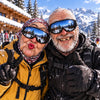 BlueJose Funny Grandpa Grandma Skiing  Balaclava Mask (8 styles)