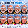 BlueJose Funny Grandpa Grandma Skiing  Balaclava Mask (8 styles)