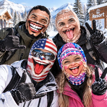 BlueJose Funny Novelty Winter Face Covering Balaclava Face Mask (23 Masks)