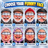 BlueJose Funny Elderly Grandpa Grandma Balaclava Balaclava Face Mask (8 faces)