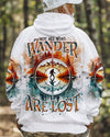  NOT ALL WHO WANDER ARE LOST BIGFOOT COMPASS ALL OVER PRINT - TLNO2012243