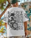 SMELL THE SEA FEEL THE BREEZE COMPASS WAVES ALL OVER PRINT - TLNO1303252