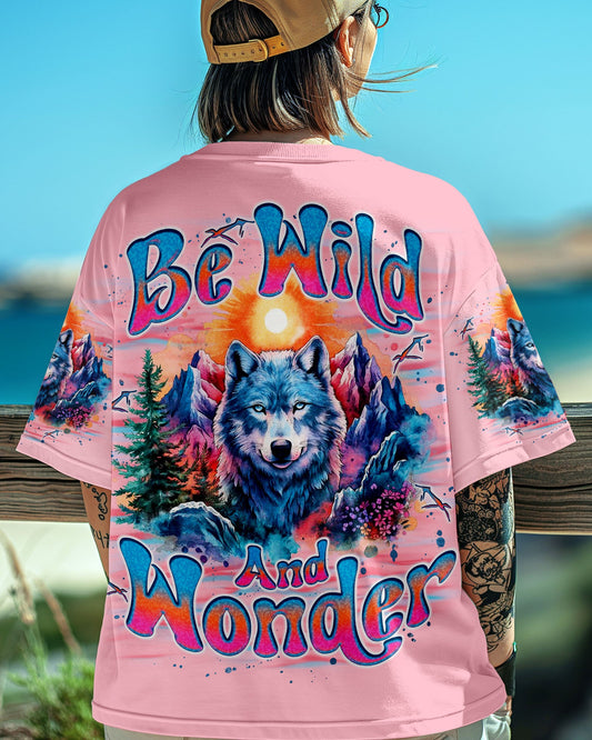 BE WILD AND WONDER WOLF ALL OVER PRINT - TLNO2503251