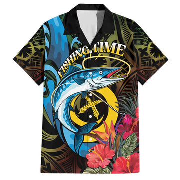 BlueJose Vanuatu Fishing It's Time To Fish Hawaiian Shirt