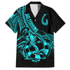 BlueJose Fish Hook Tattoo Pattern Hawaiian Shirt (4 Colors)