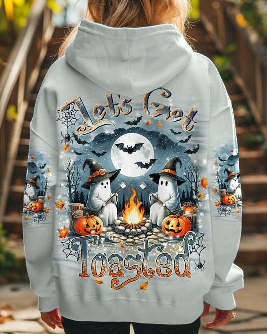 LET'S GET TOASTED BOOS HALLOWEEN ALL OVER PRINT - YHDU3008243