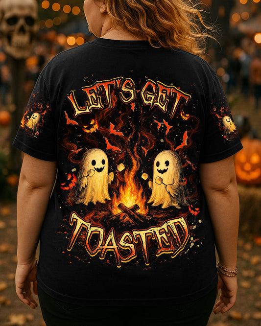 LET'S GET TOASTED BOOS HALLOWEEN ALL OVER PRINT - YHDU1107251