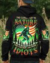  THE CLOSER I GET TO NATURE BIGFOOT ALL OVER PRINT - TLDU1211243