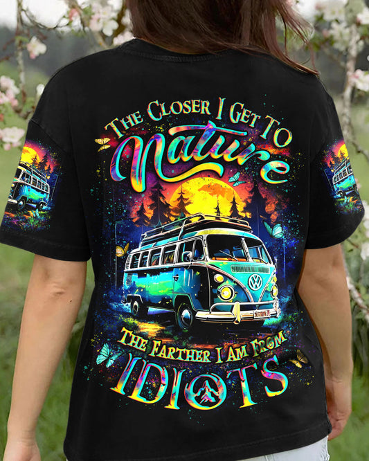 THE CLOSER I GET TO NATURE ALL OVER PRINT - YHDU2308241