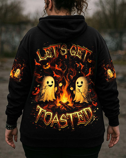 LET'S GET TOASTED BOOS HALLOWEEN ALL OVER PRINT - YHDU1107251