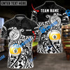 BlueJose Billiards Ball 9 Maori Turtle Personalized Name, Team Name Unisex Shirt ( 4 Colors )