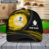 BlueJose Personalized Ball 8 Ball 9 Black Cap