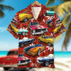 Custom Muscle Car Photo Hawaiian Shirt, Elvis Tribal Pattern, Gift For Car Lovers