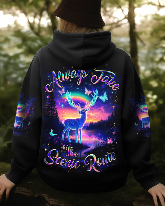 ALWAYS TAKE THE SCENIC ROUTE ALL OVER PRINT - YHHG0412252