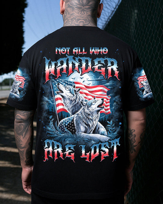 NOT ALL WHO WANDER ARE LOST WOLF ALL OVER PRINT  - TLNZ1007252