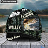 BlueJose Green Fresh Water Personalized Fishing Classic Cap