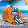 BlueJose Tuna Orange Personalized Fishing Classic Cap