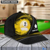 BlueJose Personalized Ball 8 Ball 9 Black Cap